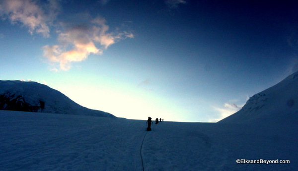 Approaching our camp at 9,600 feet.