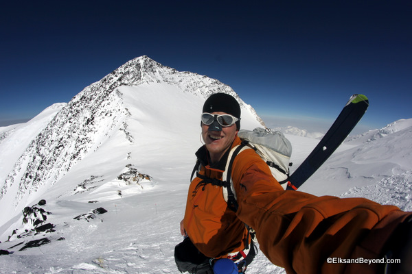 Me with some cool ski potential in the background.