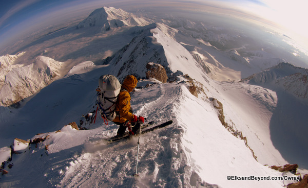 Yours truly making my way down the West Buttress on tired legs.