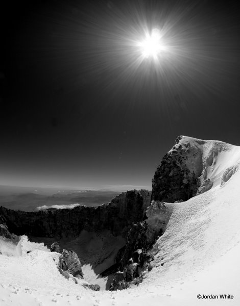 Finally we arrive at the Crater.  Still a perfect day.