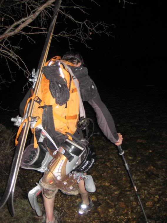 Andy Crossing the Creek