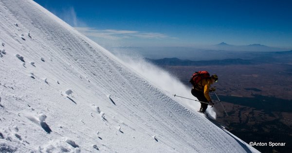 Powder skiing in Mexico!