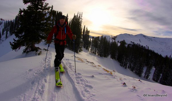 The light was great up on the ridges.  You have to go up to go down I always say.