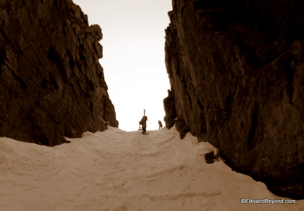 Dave tops out on Terminal Cancer.  Photo-Jordan