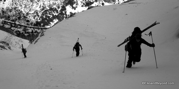 One foot in front of the next.  Photo-Tom Corson