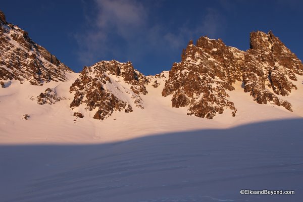 The Pearl couloir.