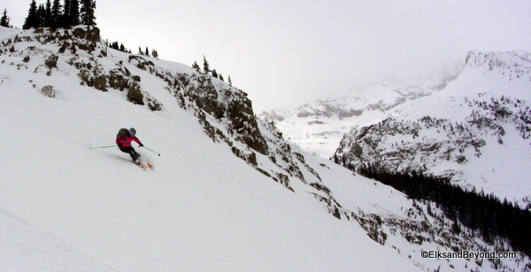 There once was a ski racer named Kaylie.