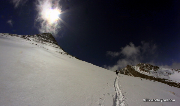 The sun came out for most of the time we were on the ridge.