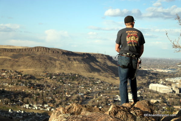 Looking out over some of my old stomping grounds.