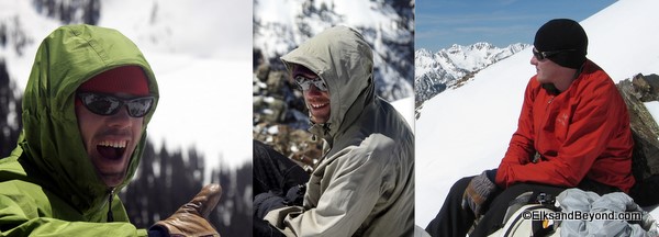 Nick, Ben, and Myself enjoying the views of future lines.  The San Juans simply have endless possibilities.