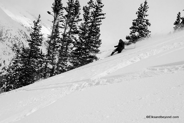 Emma finding more good snow.