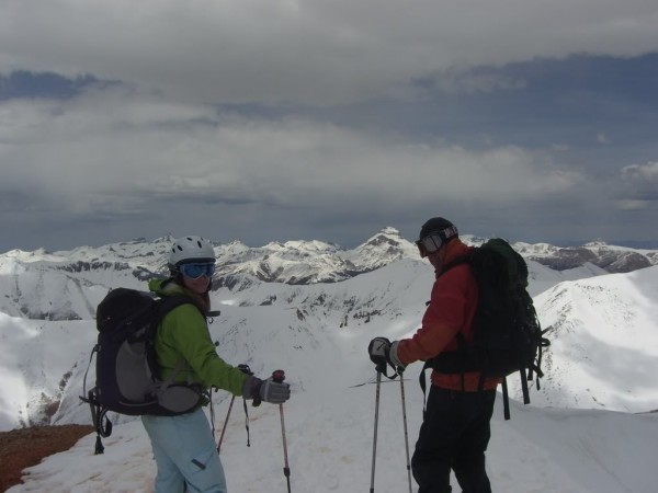 Lakecitymemorialdayweekend2007097 Later that same day Frank and Brittany on top of Redcloud.
