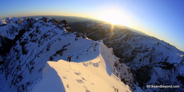 Austin on the northeast ridge.