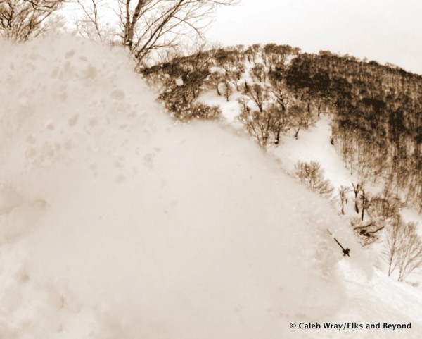 Anton Finds a stash, but to be honest, its all a stash on a pow day here.