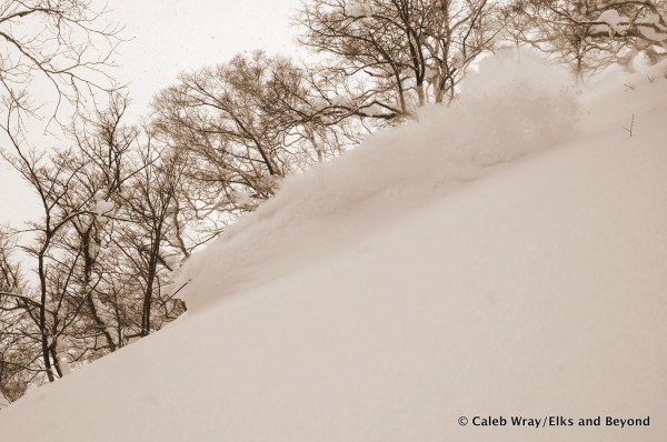 Jordan pushing snow around.  He is there...somewhere.