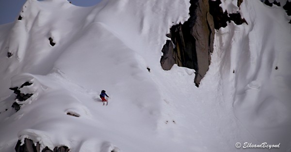 Anton found some snow that didn't suck.  Our first run of the trip is short, but oh so sweet.