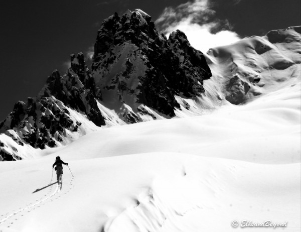 Anton blazing trail all the way to the top.  I think he needed an outlet.