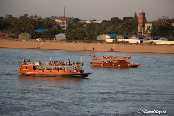 The view of the Mekong River from our choice of restaurant for the day.