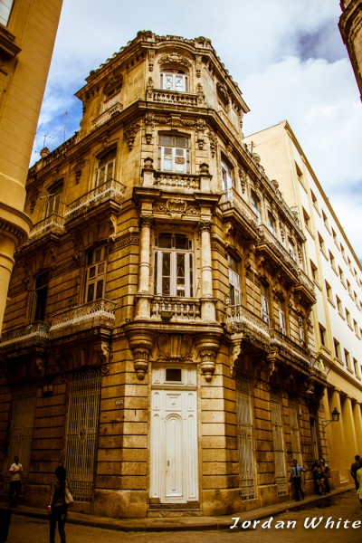 The building we spent our first night in Cuba in.