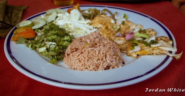 Typical Cuban fare.  I would say that the food in Cuba is not the reason to go.