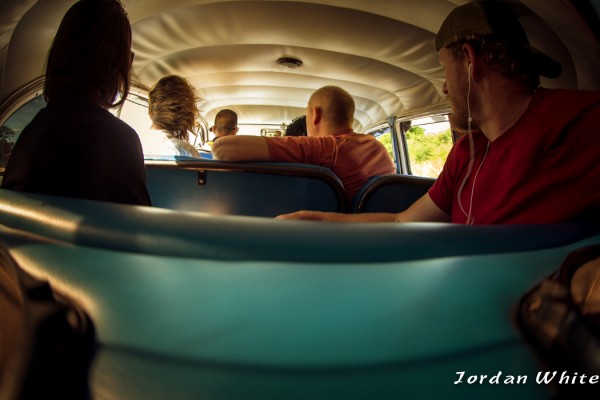 From the 3rd row seat in the '52 Buick