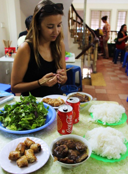 Lunch at Bun cha cua de bac Kim