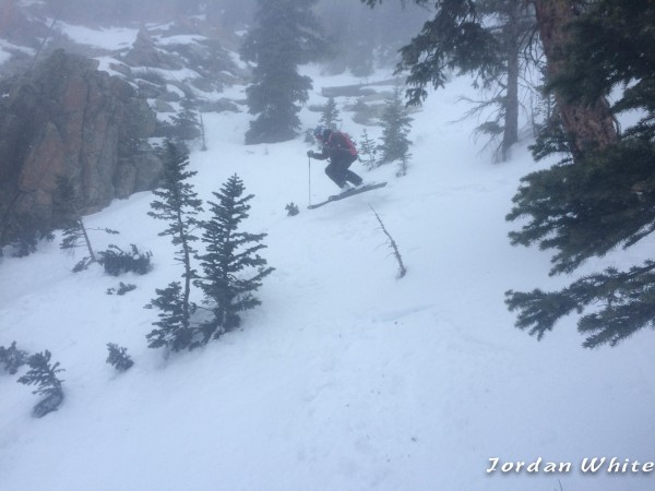 Full Ping pong drove us back below treeline with some challenging conditions.