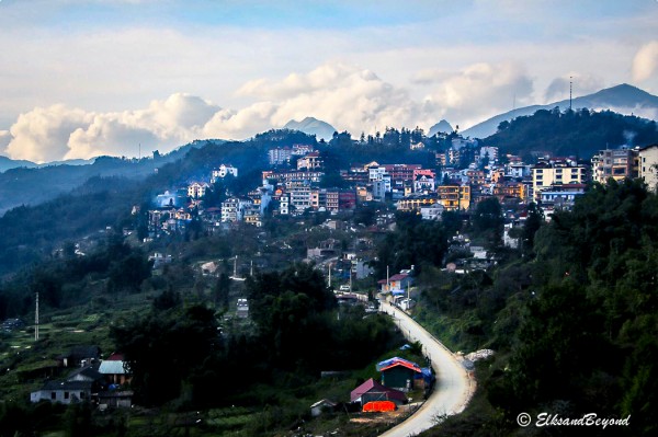 Built in to a mountainside, Sapa has its own beautiful views.
