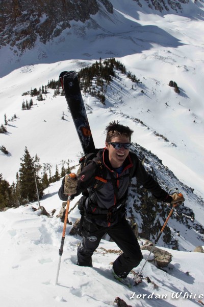 Nate enjoying a day up high.