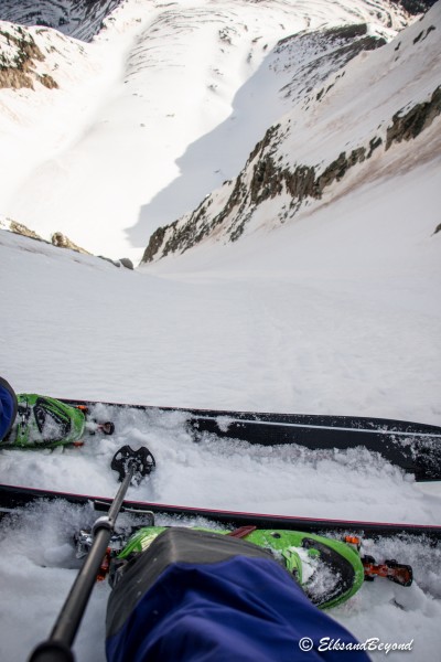 A look down the main chute.